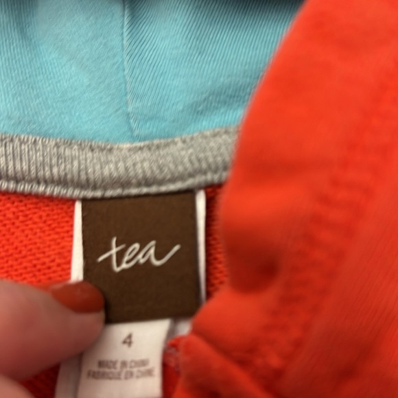 Tea collection hoodie size 4 - Picture 3 of 6